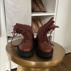 Brown Leather Women's Boots